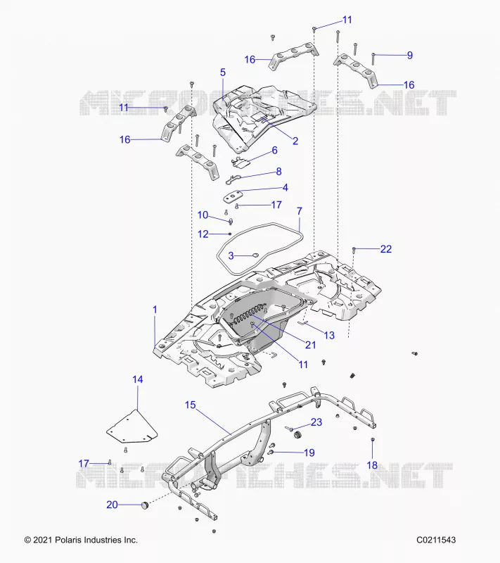 CARROSSERIE ARRIERE RACK