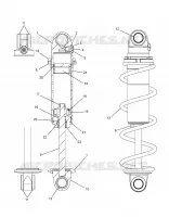 AMORTISSEUR AVANT (CLEAR COIL OVER)