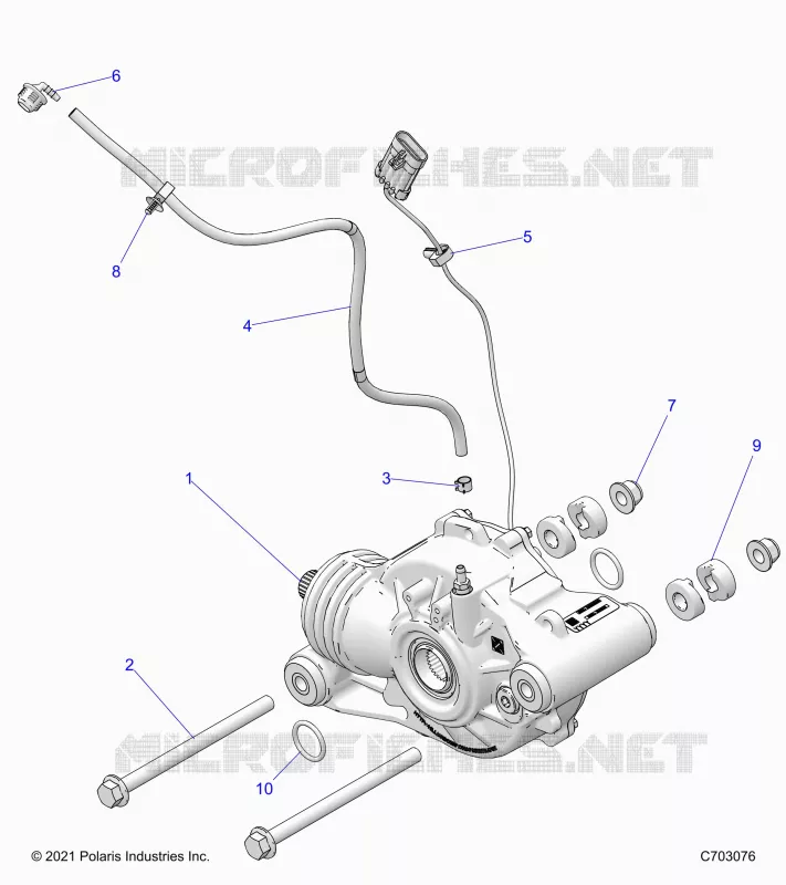 SYSTÃˆME DE TRANSMISSION, FRONT GEARCASE MOUNTING