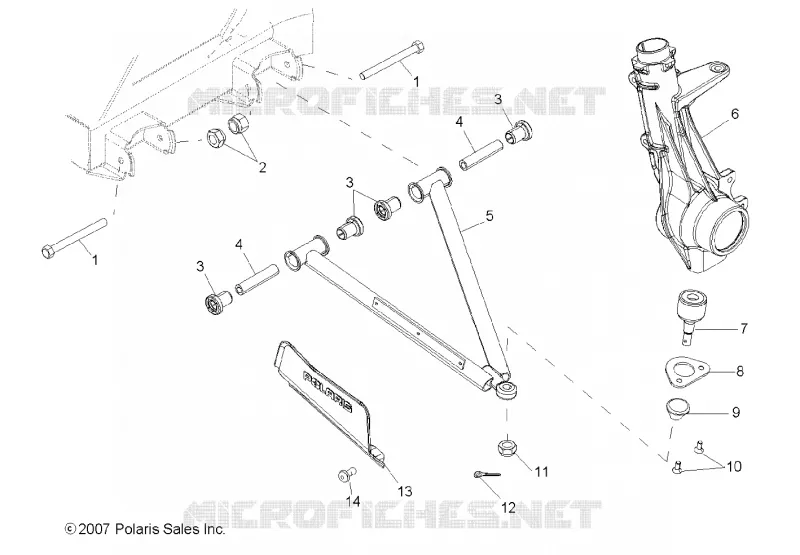 SUSPENSION, A-ARM and SUPPORT MOUNTING