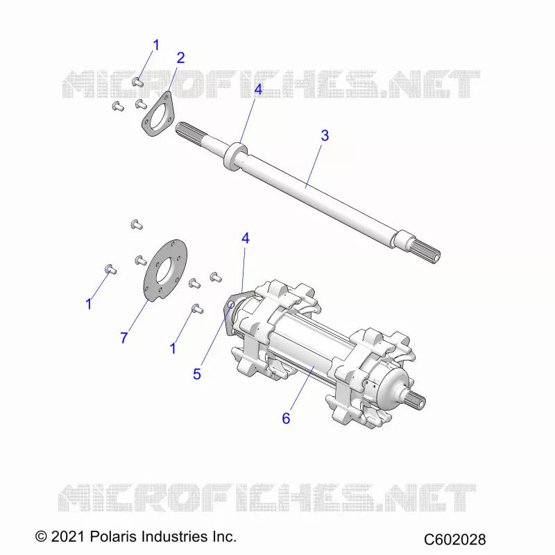 DRIVE TRAIN, JACKSHAFT AND ARBRE DE TRANSMISSION