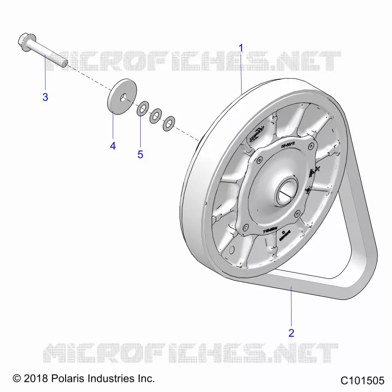 SYSTÃˆME DE TRANSMISSION, SECONDARY CLUTCH