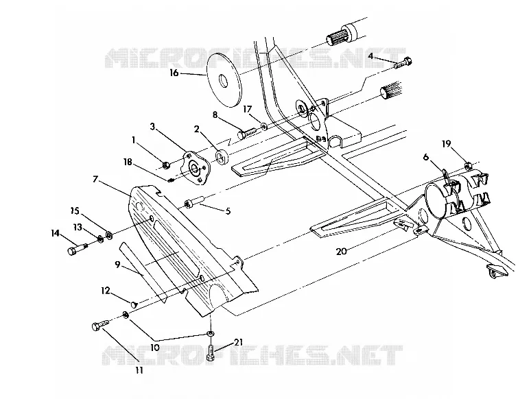CARTER DE CHAINEE DROIT 250 6X6 / W928727 (4922842284030A)