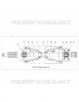 SYSTEME DE TRANSMISSION, REAR HALF SHAFT
