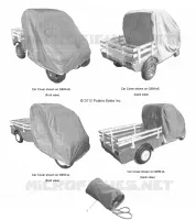 ACCESSOIRES, OPTIONS, STORAGE COVER, S/L BACK