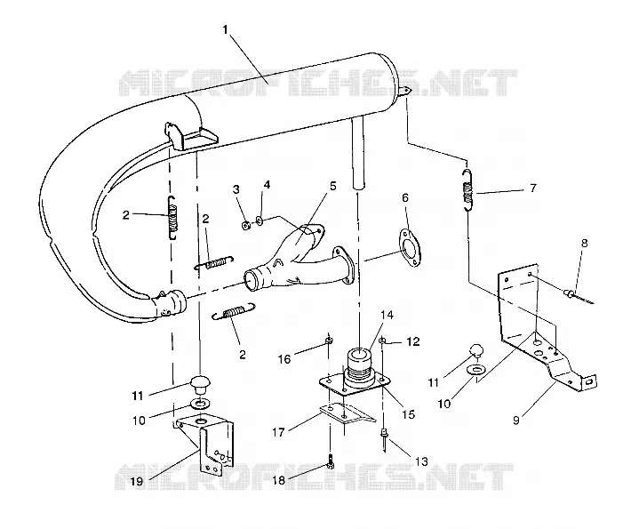 ECHAPPEMENT 500 EFI / 0930674 and  500 EFI SKS / 0930574 (4922962296026A)
