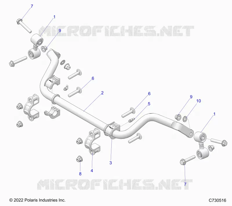 SUSPENSION, REAR, BARRE STABILISATRICE