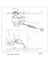 FREIN AVANT BRAKE LEVER AND MASTER CYLINDER (FROM 6/1/16)