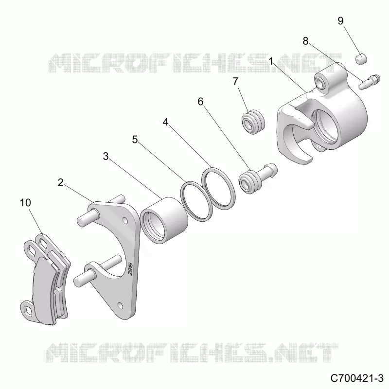 BRAKES, ETRIER DE FREIN ARRIERE