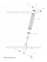 SUSPENSION, AMORTISSEUR AVANT