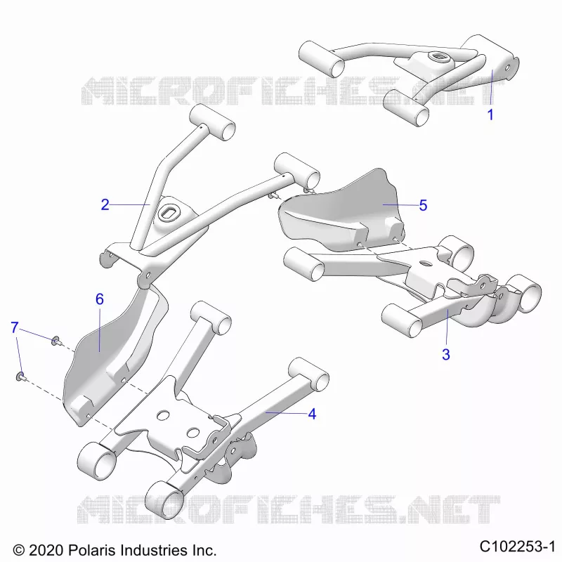 SUSPENSION ARRIERE CONTROL ARMS