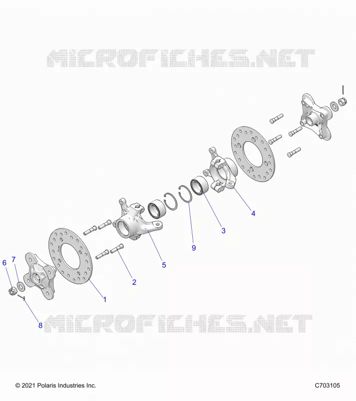 SUSPENSION AVANT CARRIER AND HUB