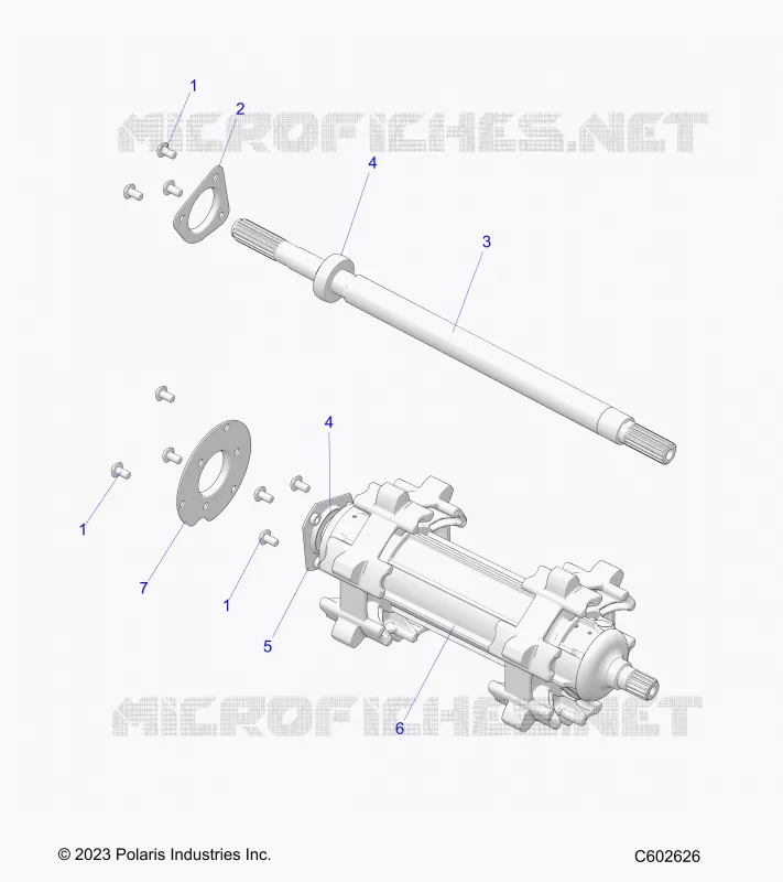 DRIVE TRAIN, JACKSHAFT AND ARBRE DE TRANSMISSION