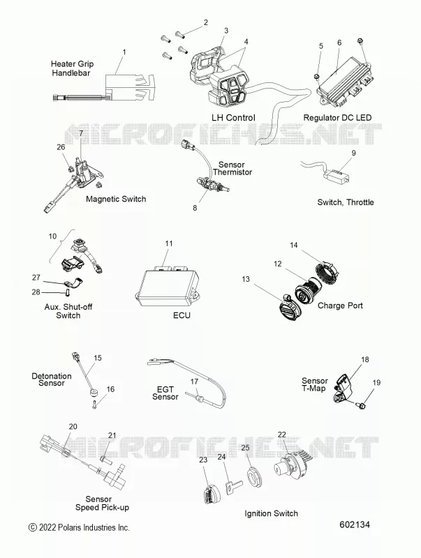 ELECTRICITE, SWITCHES, SENSORS AND COMPONENTS