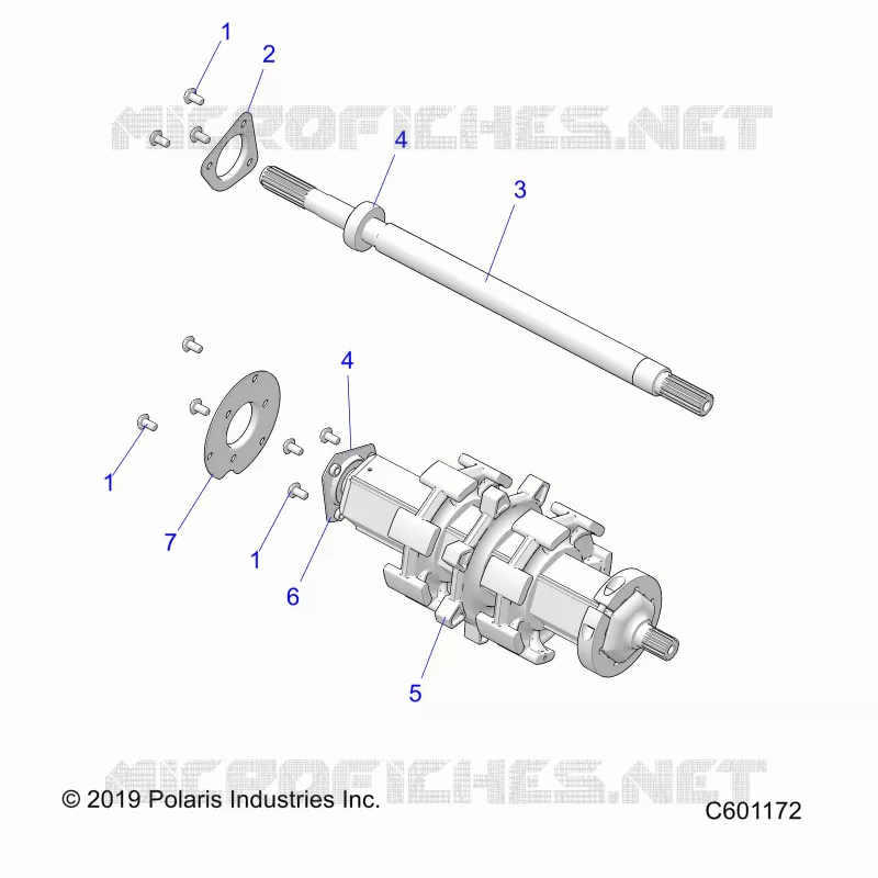 DRIVE TRAIN, JACKSHAFT AND ARBRE DE TRANSMISSION