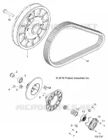 SYSTÃˆME DE TRANSMISSION, SECONDARY CLUTCH