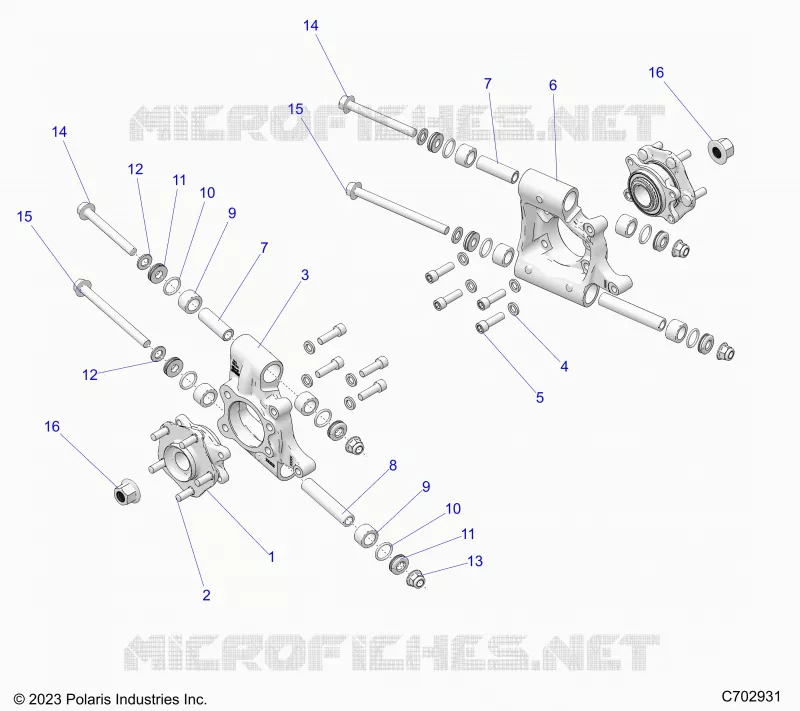 SUSPENSION, PORTE BAGAGES ARRIERE