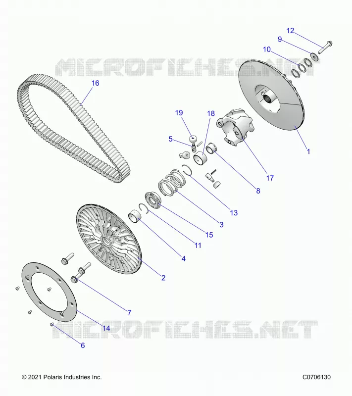 SYSTÃˆME DE TRANSMISSION, SECONDARY CLUTCH