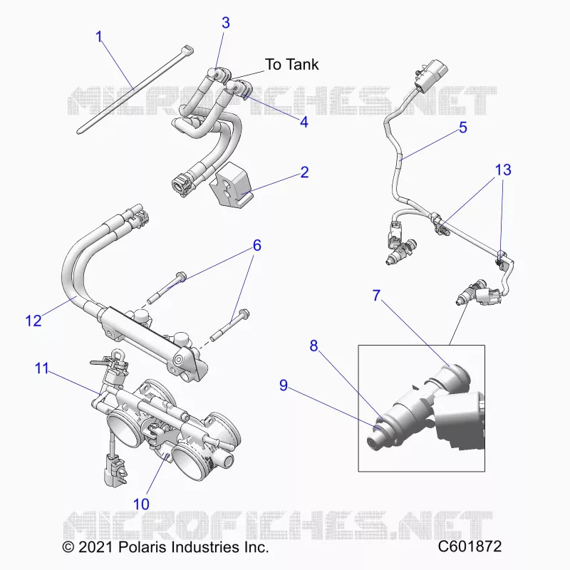 SYSTÃˆME D'ALIMENTATION, RAIL, LINES AND THROTTLE BODY