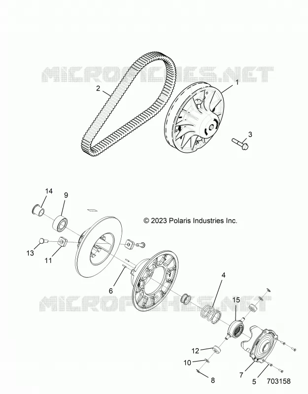 SYSTÃˆME DE TRANSMISSION, SECONDARY CLUTCH