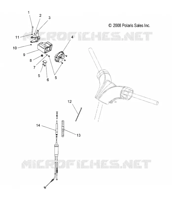 MOTEUR, ACCELERATEUR CONTROL ASM.