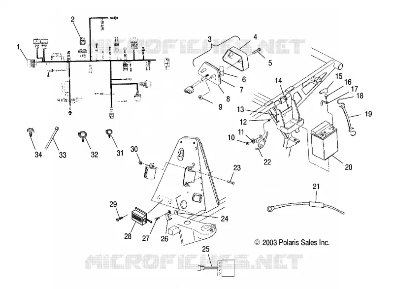 ELECTRICITE/FEU ARRIERE