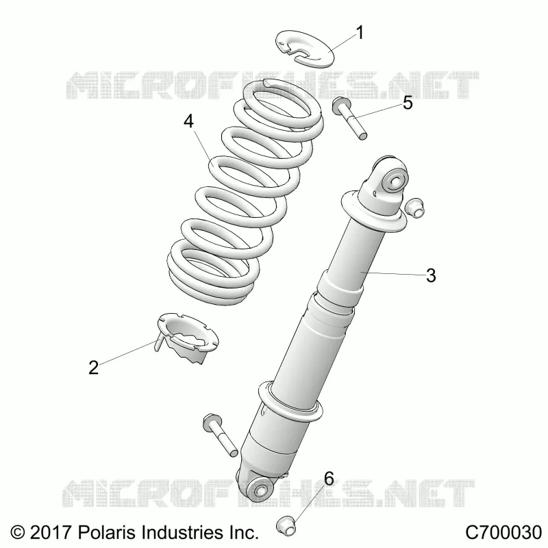 SUSPENSION ARRIERE SHOCK MOUNTING