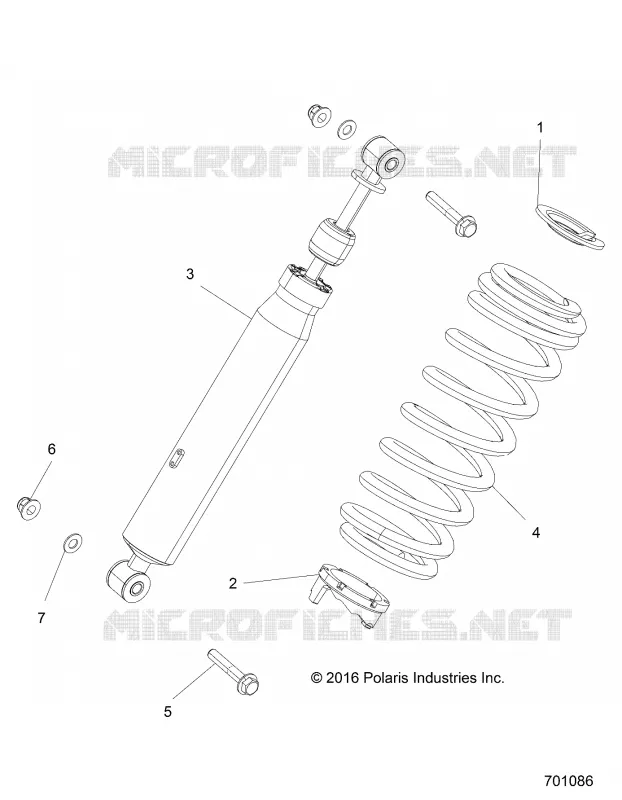 SUSPENSION AVANT SHOCK MOUNTING