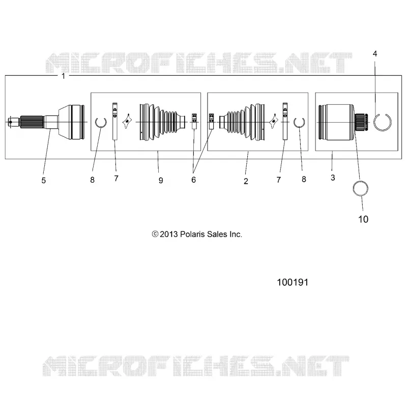 SYSTÈME DE TRANSMISSION, ARBRE DE TRANSMISSION ARRIERE