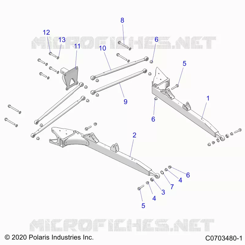 SUSPENSION ARRIERE CONTROL ARMS